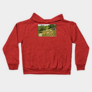 Olive Trees and Wild Flowers on Brac, Croatia Kids Hoodie